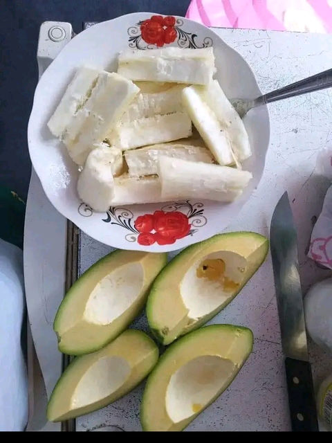 cassava and pear
